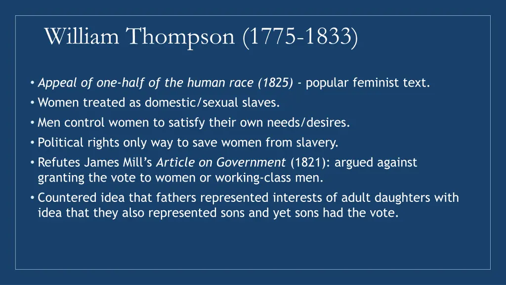 william thompson 1775 1833