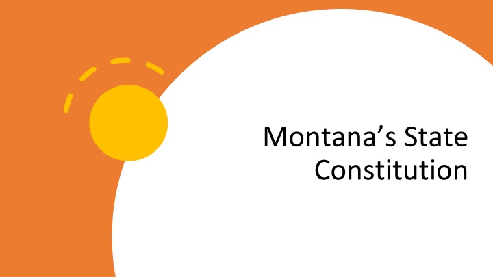 montana s state constitution