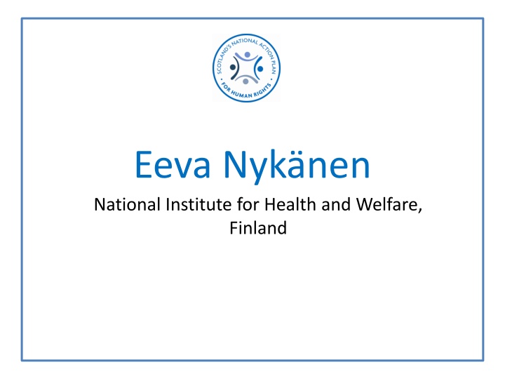 eeva nyk nen national institute for health