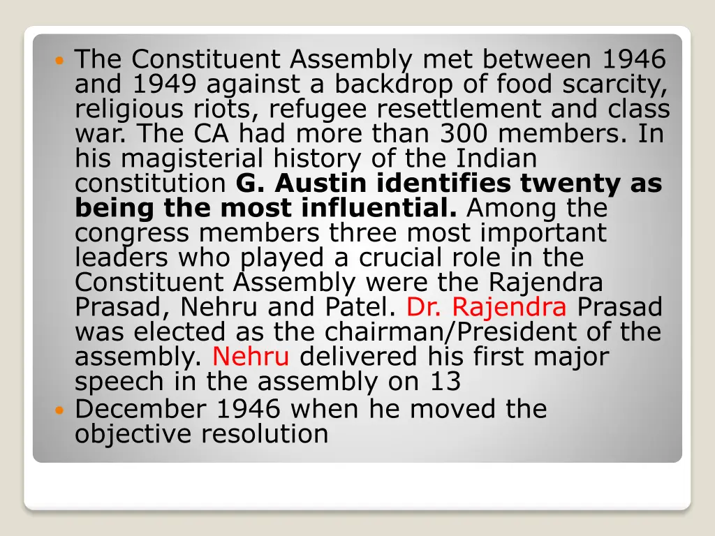 the constituent assembly met between 1946