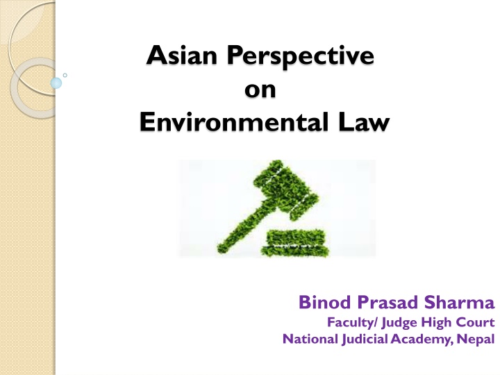 asian perspective on environmental law