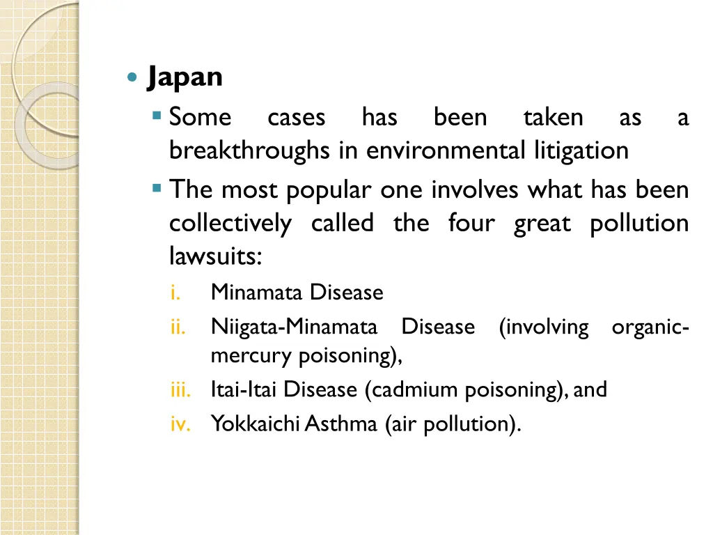 japan some breakthroughs in environmental