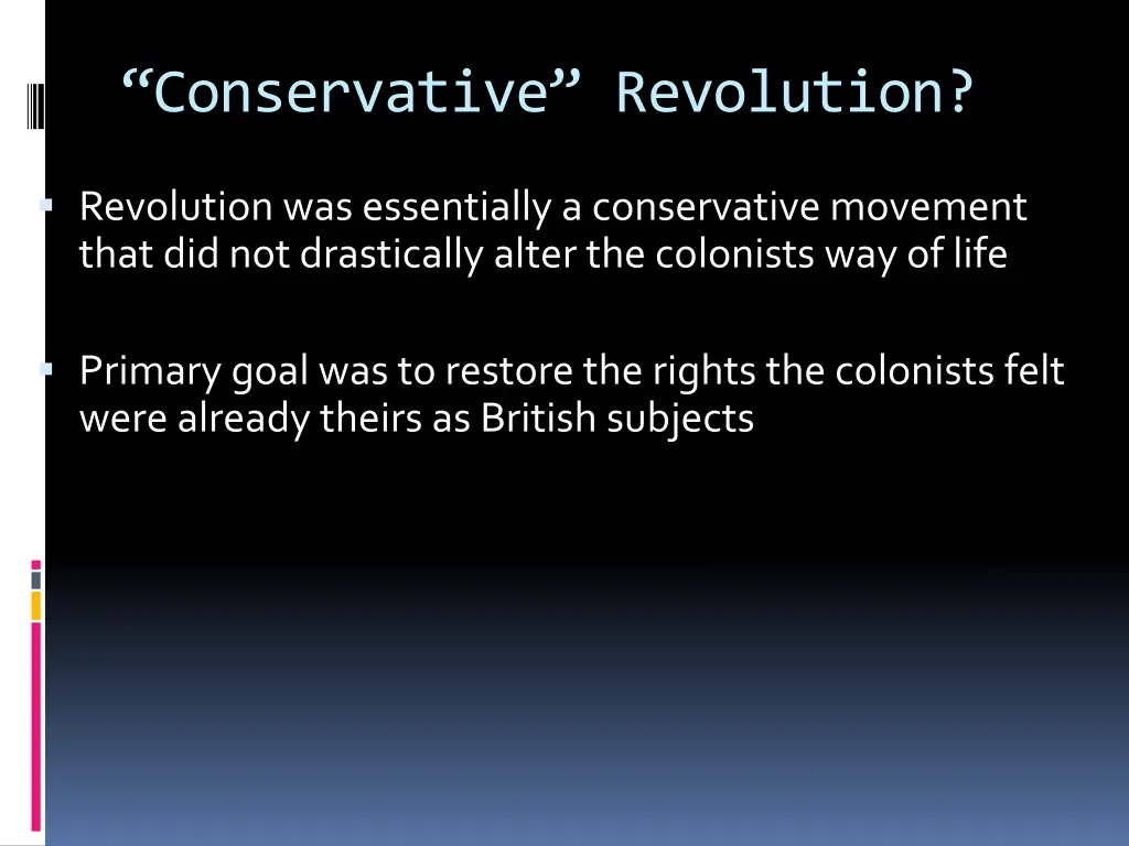 conservative revolution