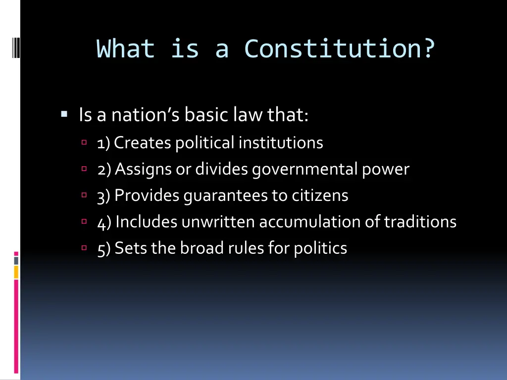 what is a constitution