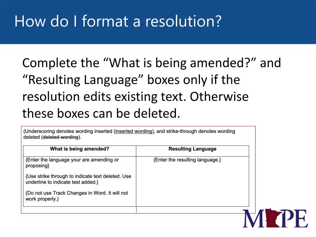 how do i format a resolution 8