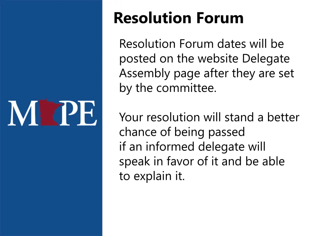 resolution forum