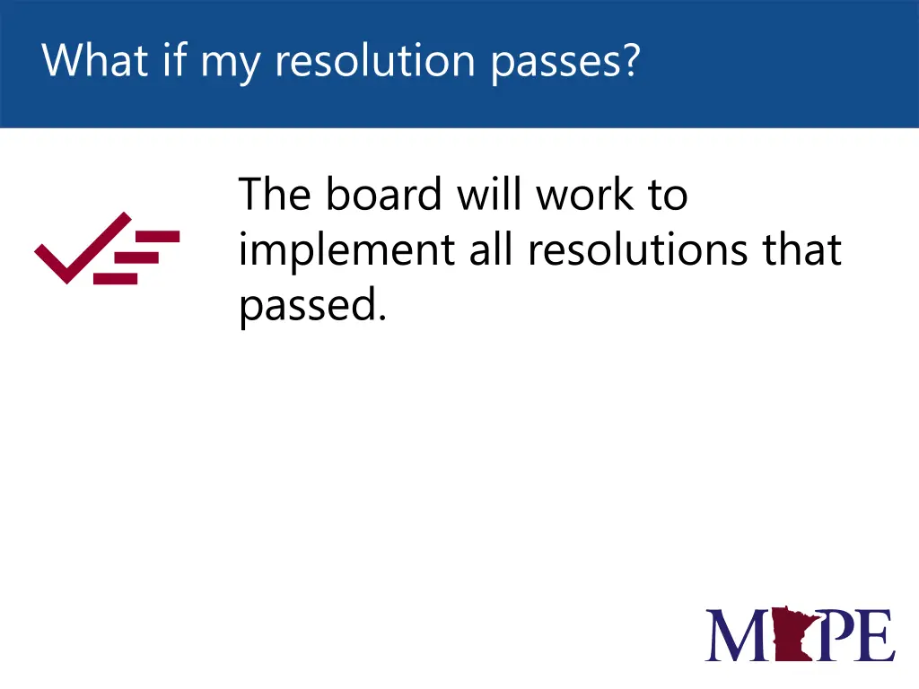 what if my resolution passes