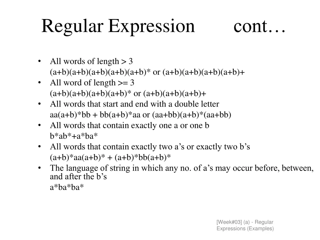 regular expression 10