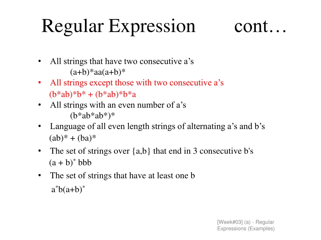 regular expression 17