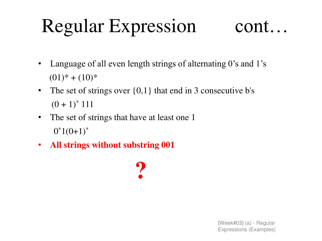 regular expression 22