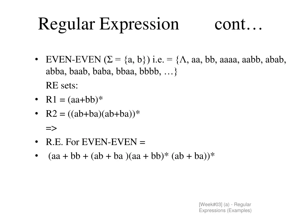 regular expression 3