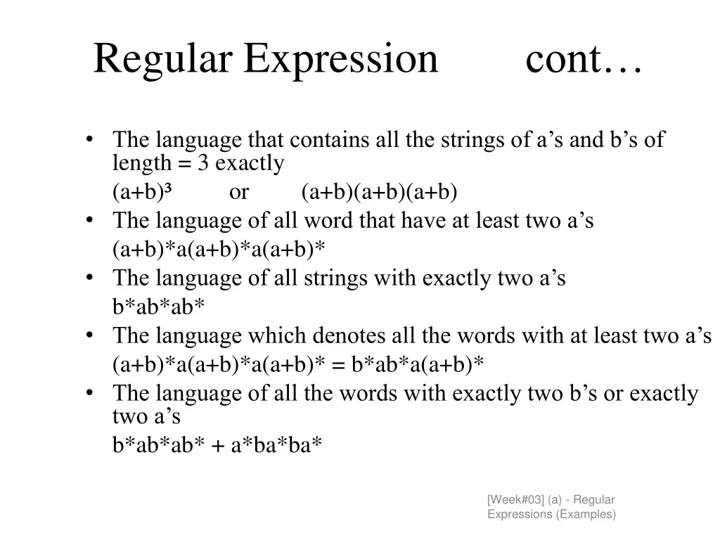 regular expression 6