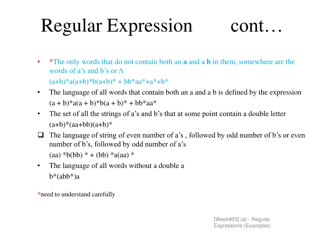 regular expression 7