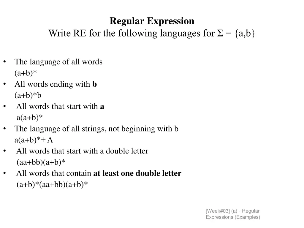 regular expression