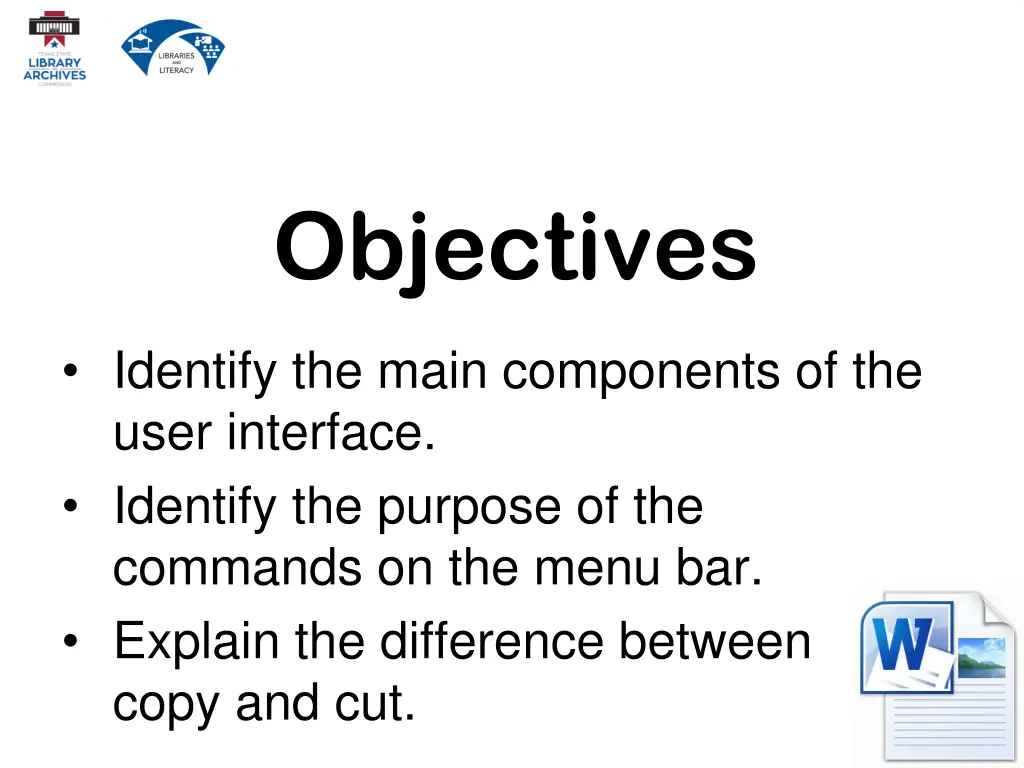 objectives