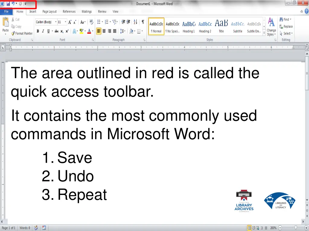 the area outlined in red is called the quick