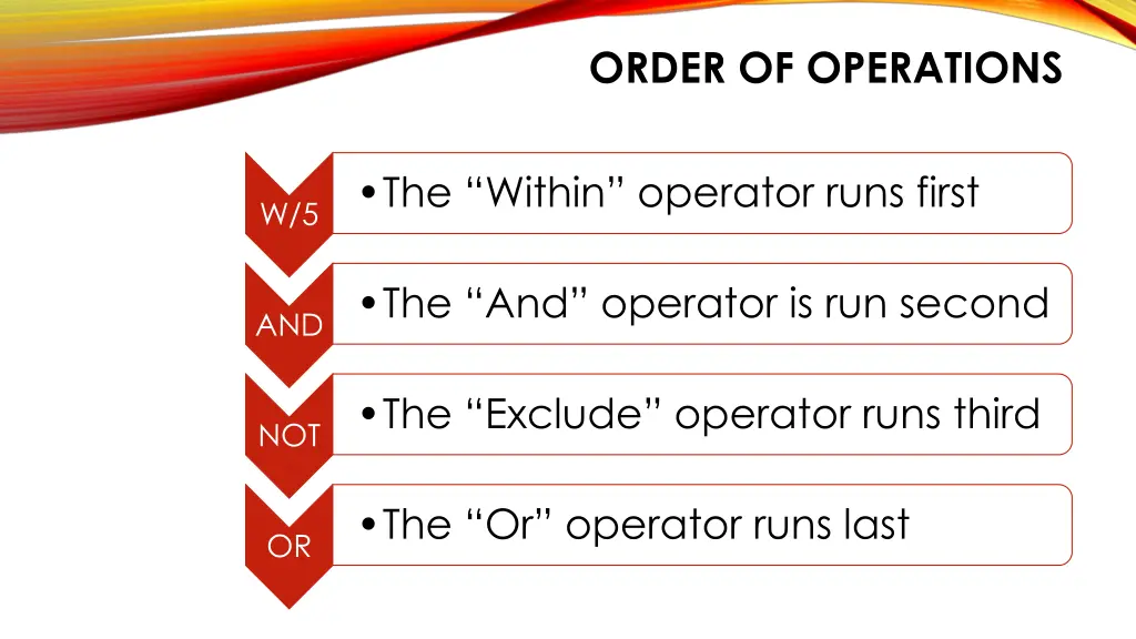 order of operations