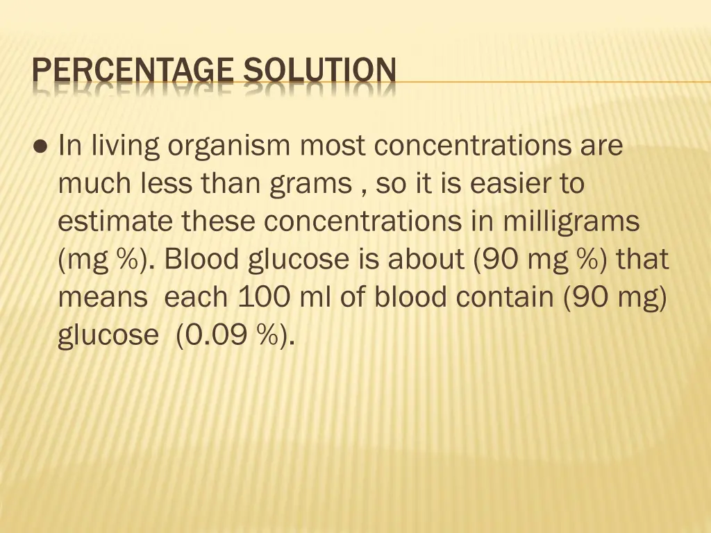 percentage solution 2