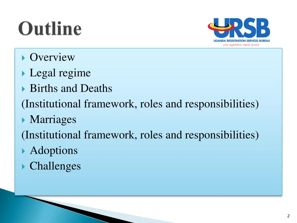 overview legal regime births and deaths