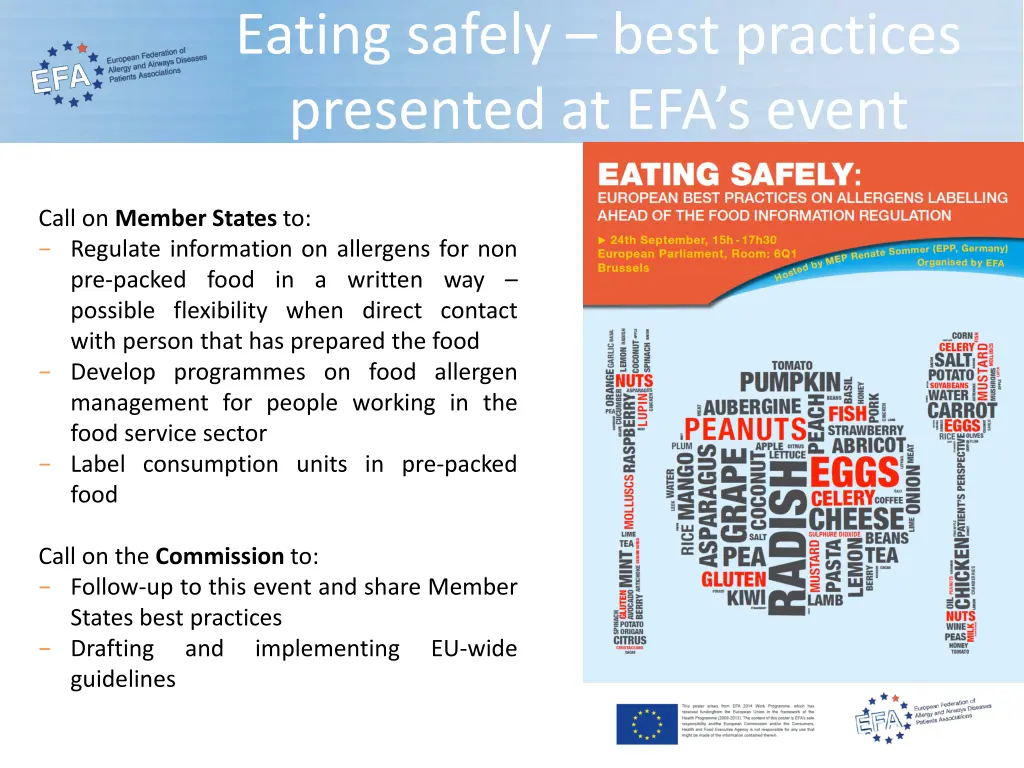 eating safely best practices presented