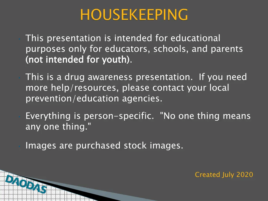 housekeeping