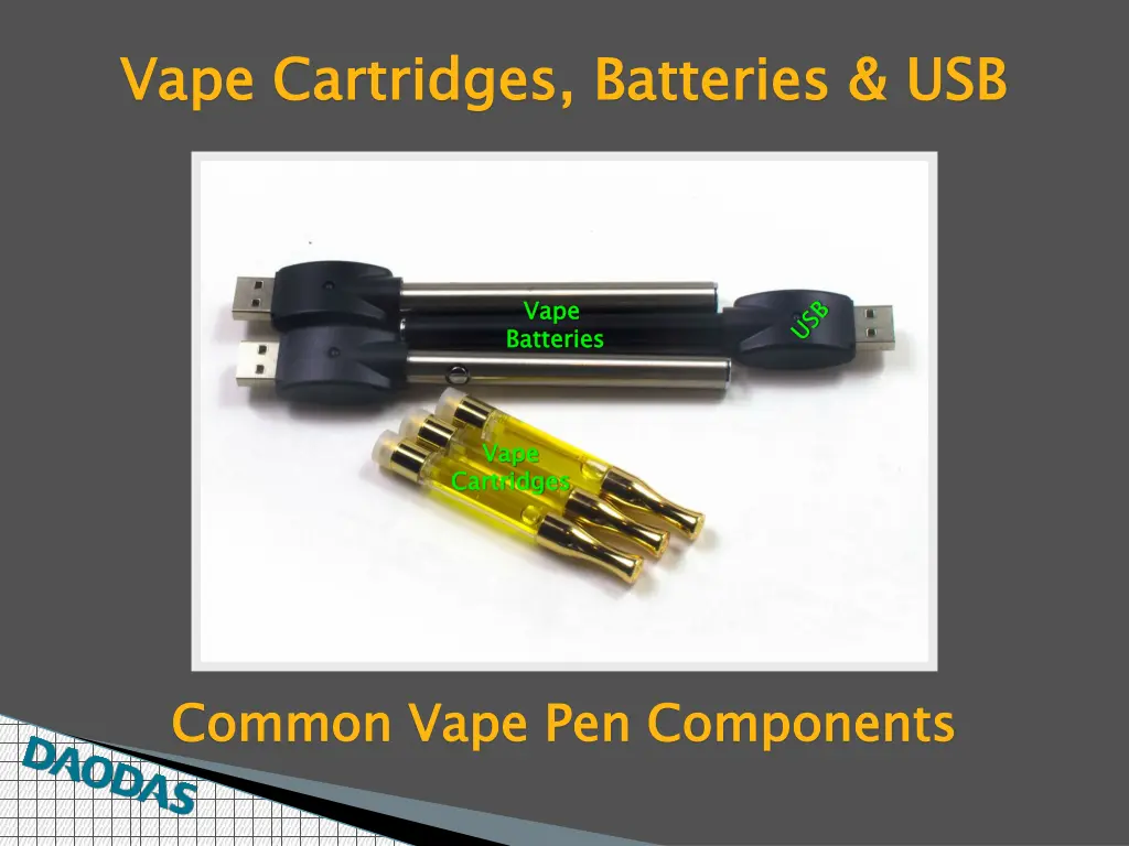 vape cartridges batteries usb