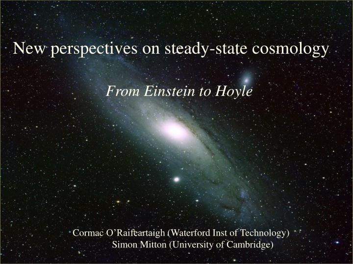 new perspectives on steady state cosmology