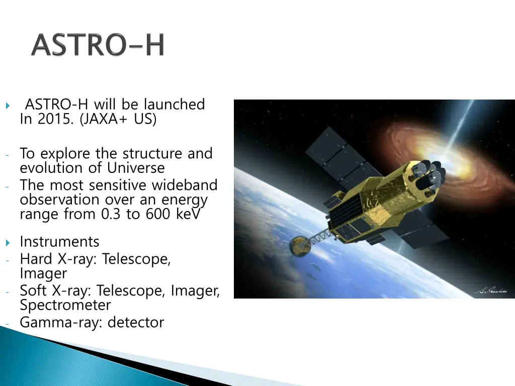 astro h will be launched in 2015 jaxa us