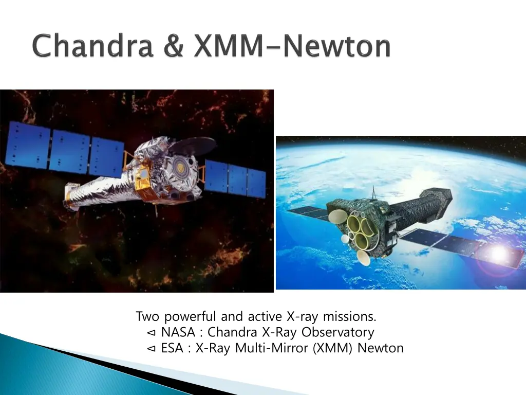 two powerful and active x ray missions nasa