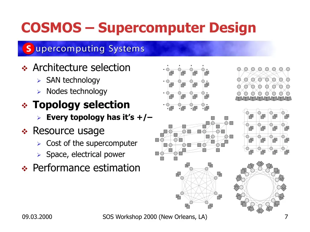 cosmos supercomputer design 1