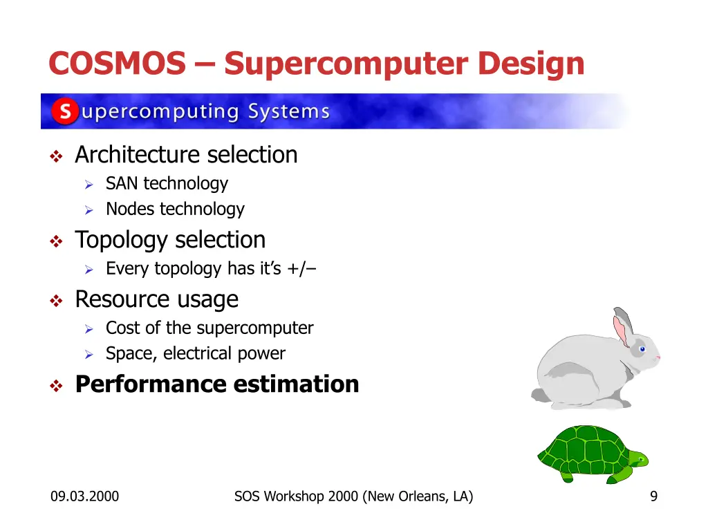 cosmos supercomputer design 3