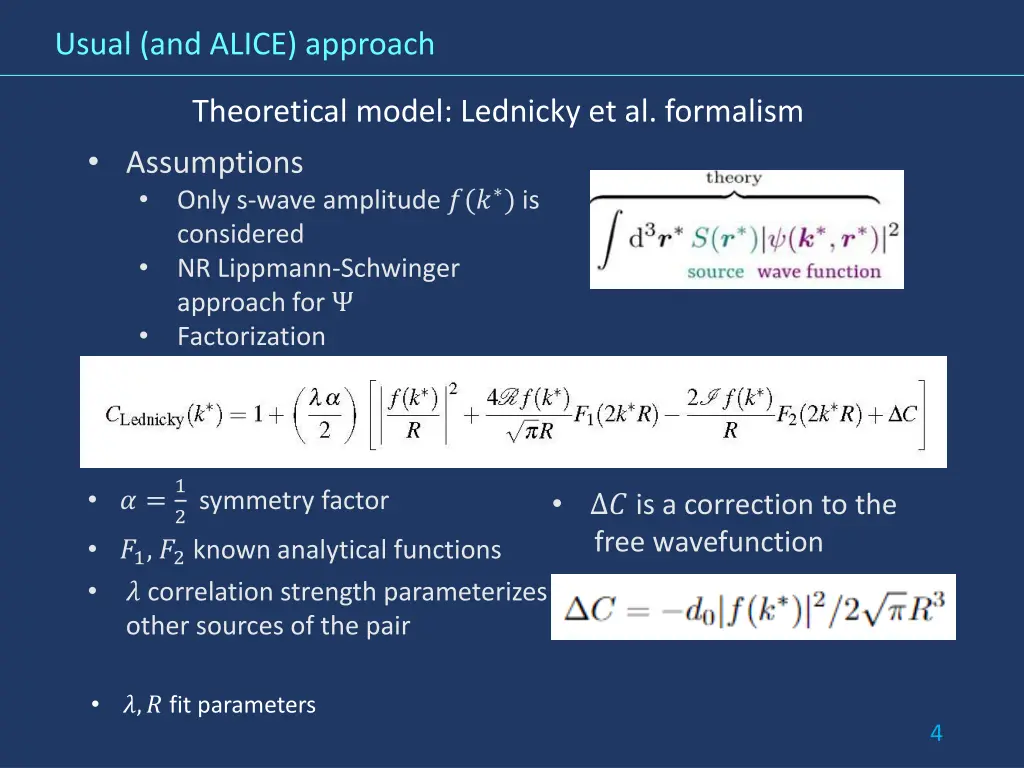 usual and alice approach