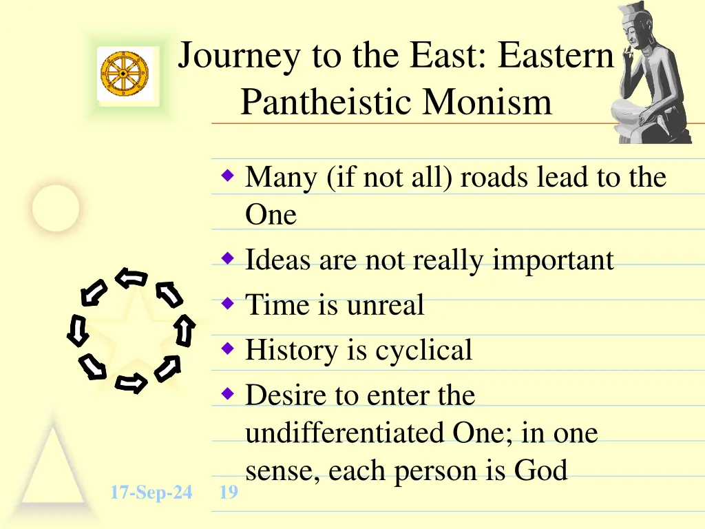 journey to the east eastern pantheistic monism