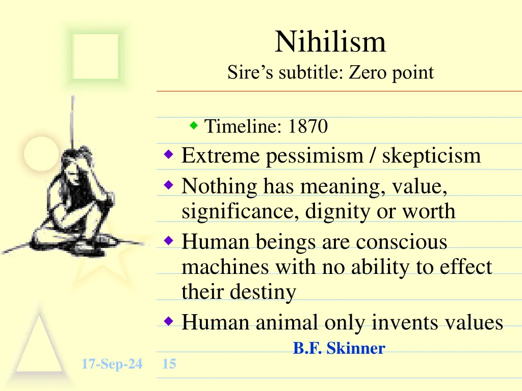 nihilism sire s subtitle zero point