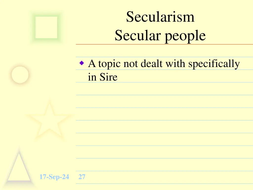 secularism secular people