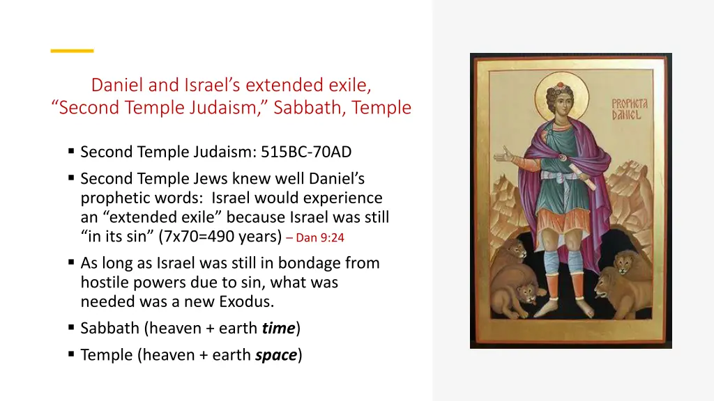 daniel and israel s extended exile second temple