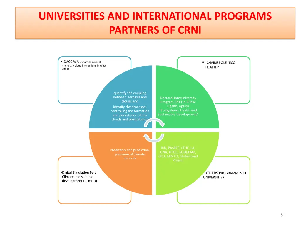 universities and international programs partners