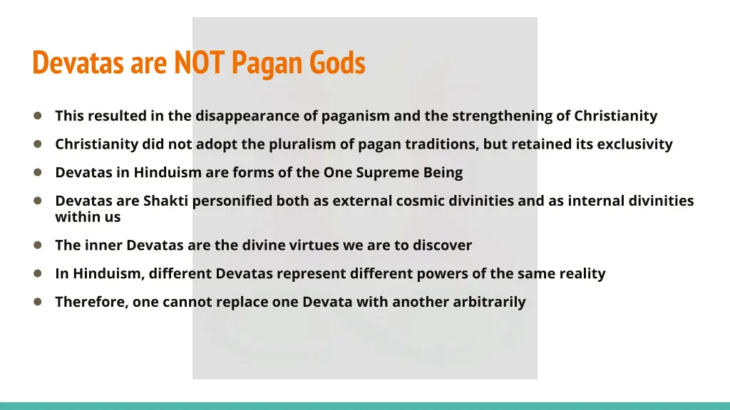 devatas are not pagan gods 1