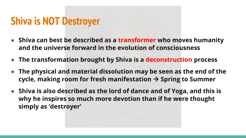 shiva is not destroyer