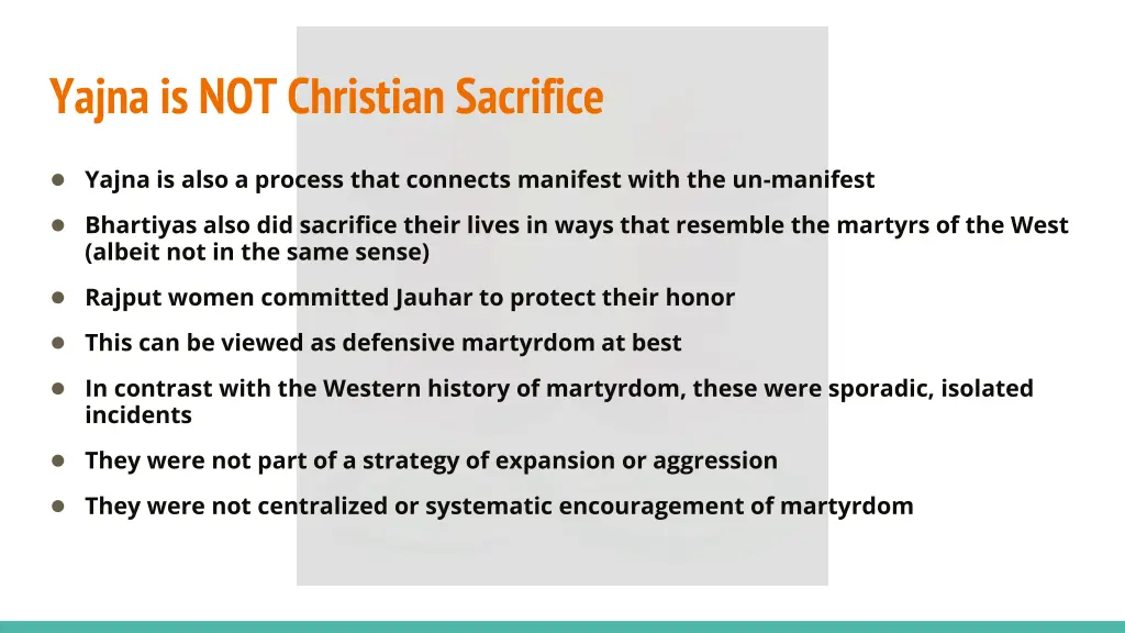 yajna is not christian sacrifice 2