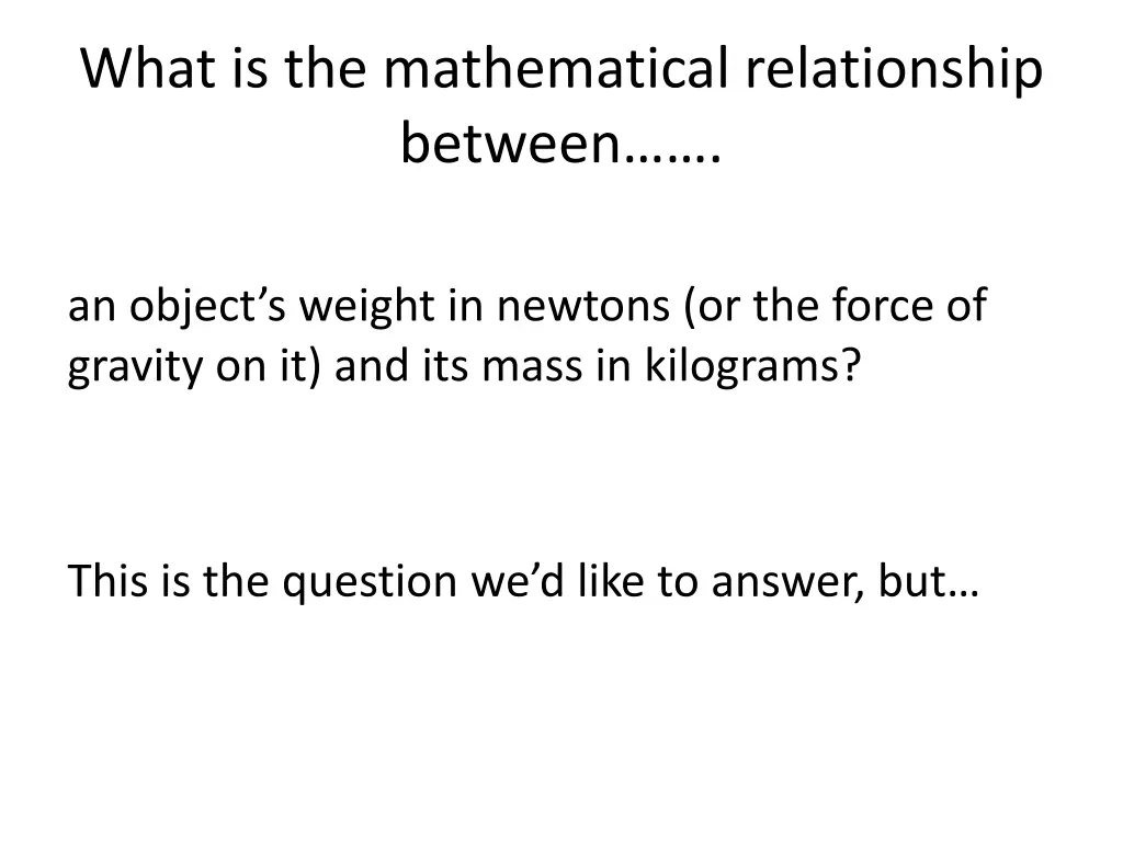 what is the mathematical relationship between 6