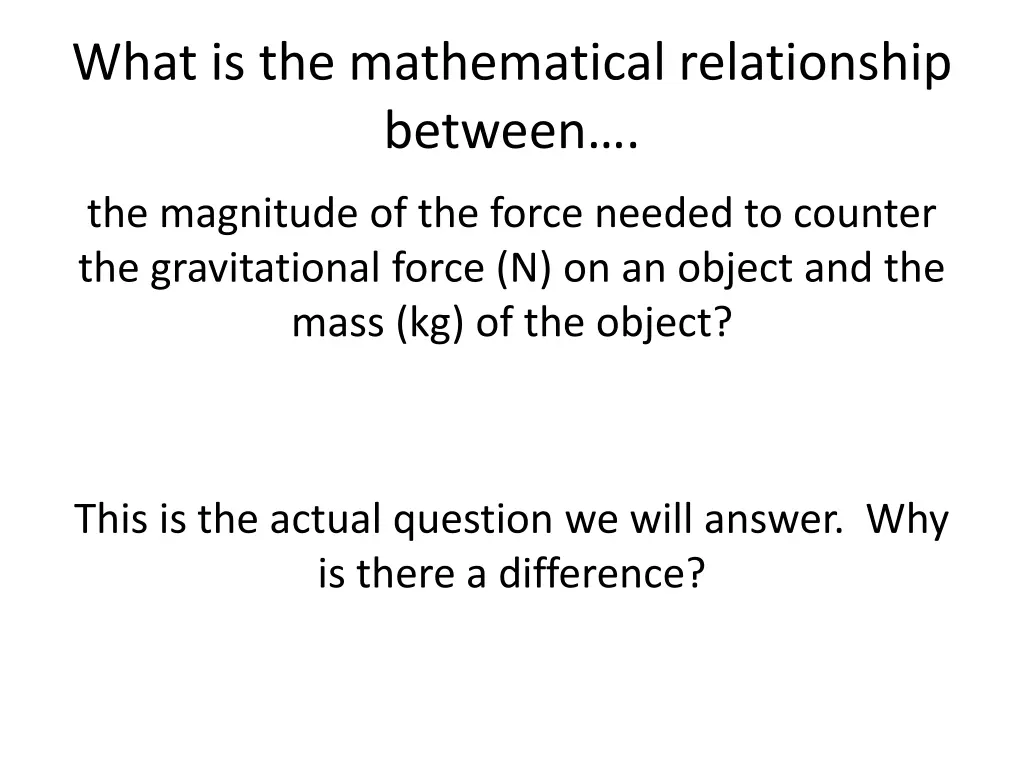 what is the mathematical relationship between 7