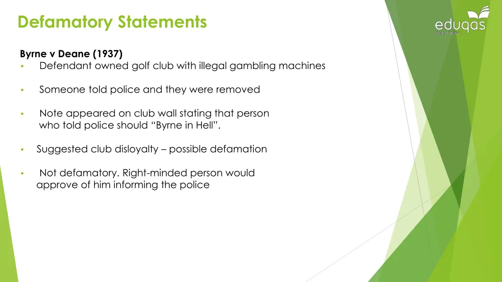 defamatory statements 7