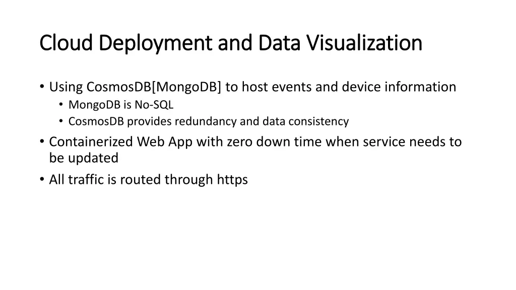 cloud deployment and data visualization cloud 1