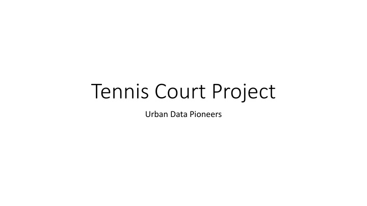 tennis court project