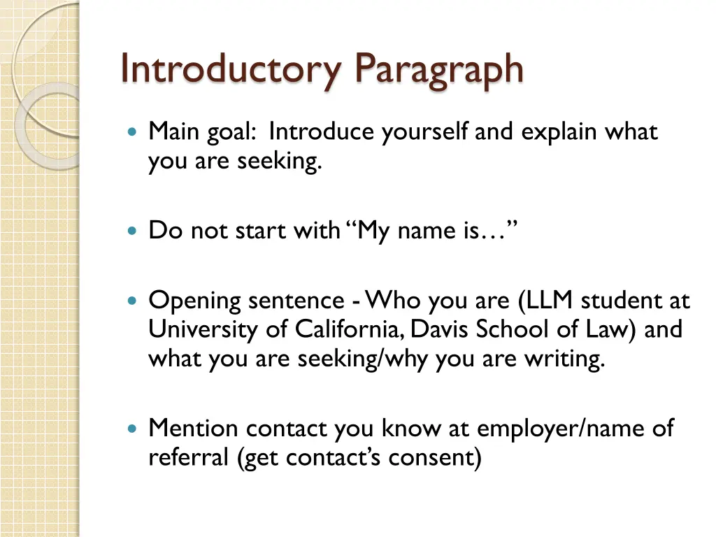 introductory paragraph