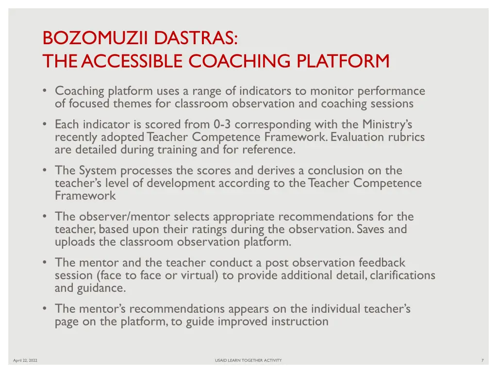 bozomuzii dastras the accessible coaching platform