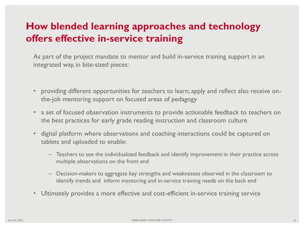 how blended learning approaches and technology