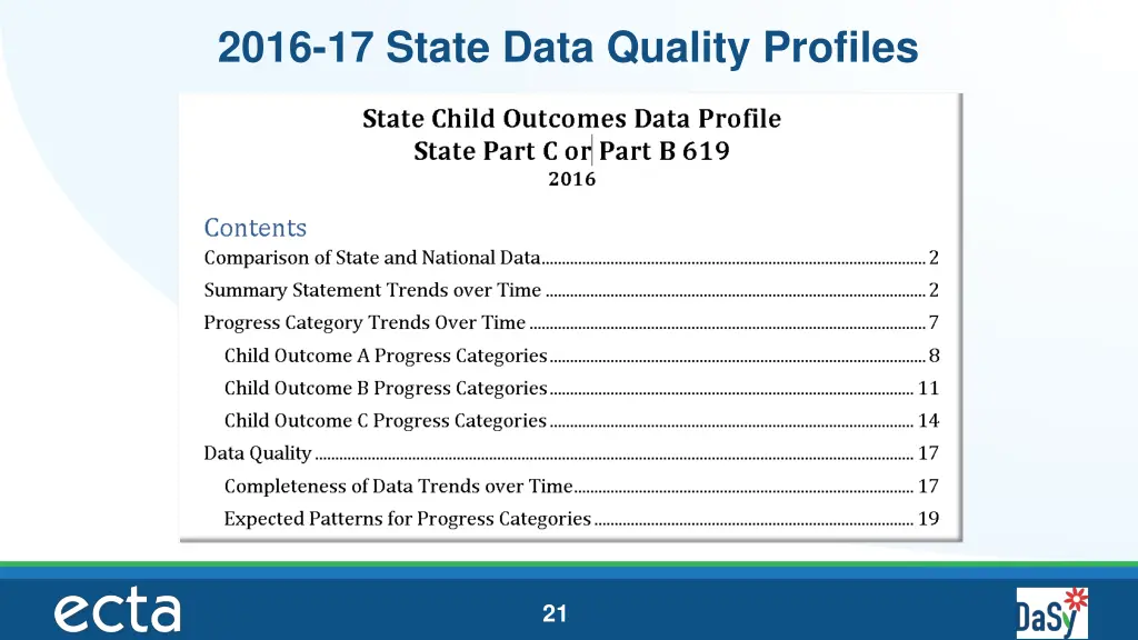 2016 17 state data quality profiles