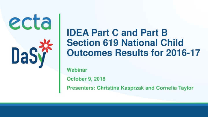 idea part c and part b section 619 national child